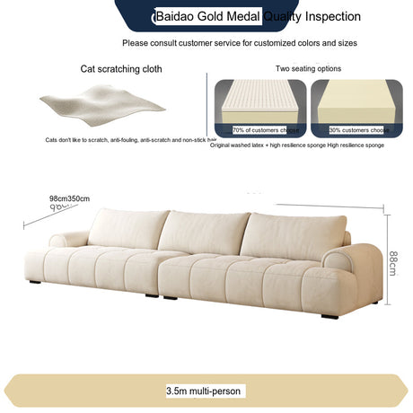 FASATI Emmeline Cream Cotton Sofa Scandinavian Style from FASATI