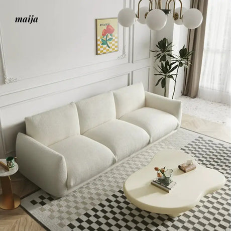 DOSMARS Ella Cream Sofa with Linen from DOSMARS