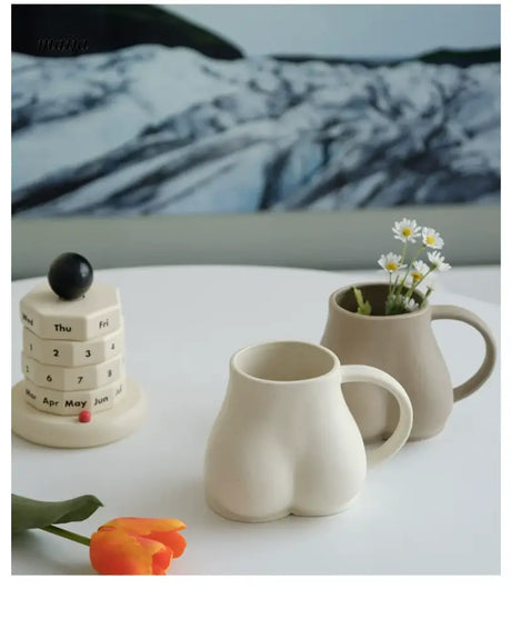 WENSHUO Fun Ceramic Water Cup Vase from WENSHUO