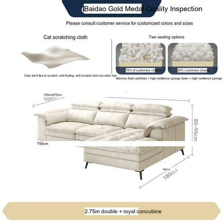 FASATI Jasper Elegant Down-Filled Minimalist Sofa from FASATI