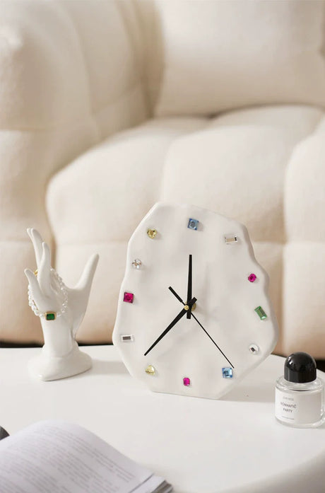 LENYVASEN Aurora Diamond Ceramic Wall Clock from LENYVASEN