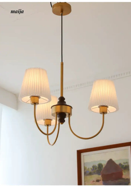 NANCY French Retro Chandelier Modern Bedroom Lamp from NANCY