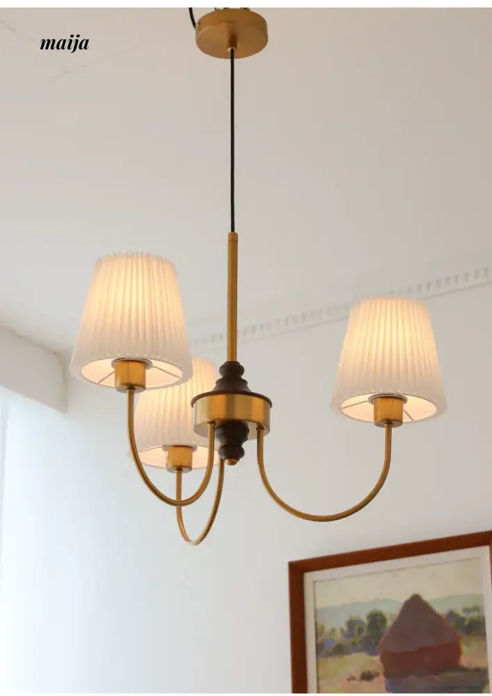 NANCY French Retro Chandelier Modern Bedroom Lamp from NANCY