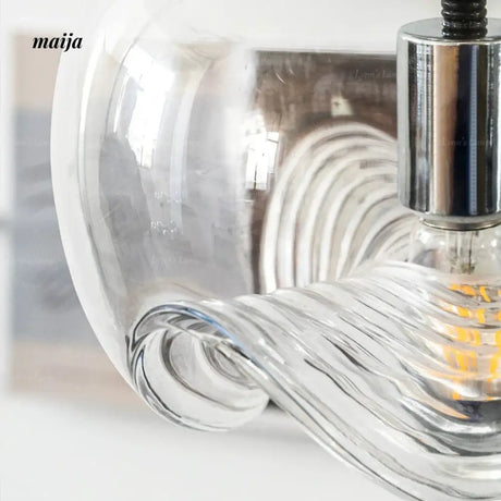 LYNN Bauhaus Space Age Glass Chandelier from Lynn's Lamp