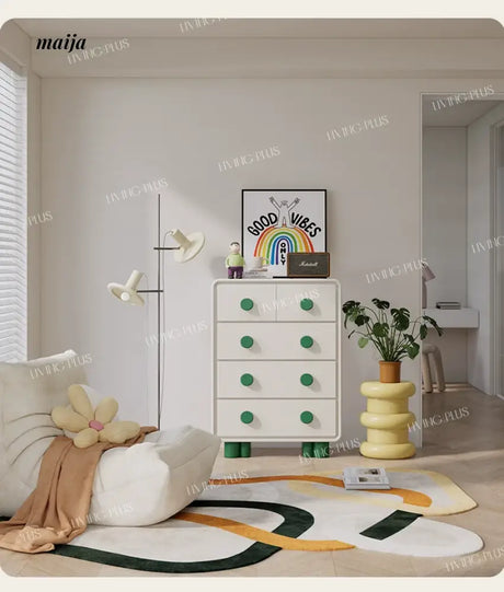 LIVINGPLUS Light Luxury Drawer Side Cabinet from LIVINGPLUS