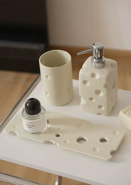 LENYVASEN Elio Cheese-Themed Ceramic Storage from LENYVASEN