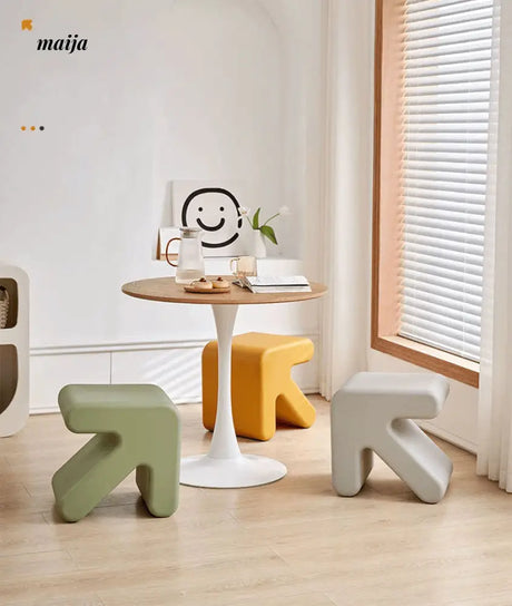 Colourful Arrow Stool from maija