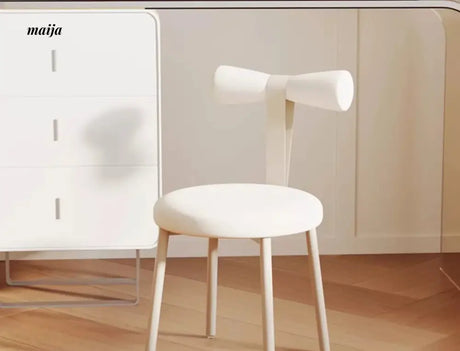 Bow Cream Dressing Chair from Kaiyashi