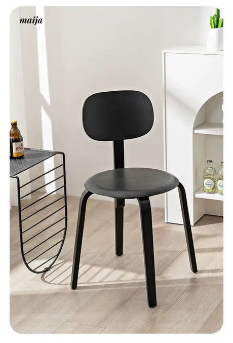 MIKA Modern Solid Wood Backrest Chair from MIKA