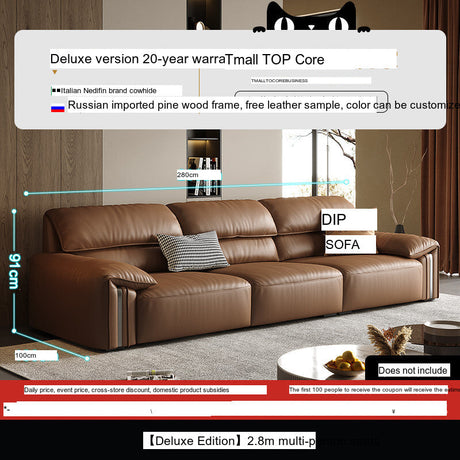 DIPU Kody Modern Retro Leather Sofa from DIPU
