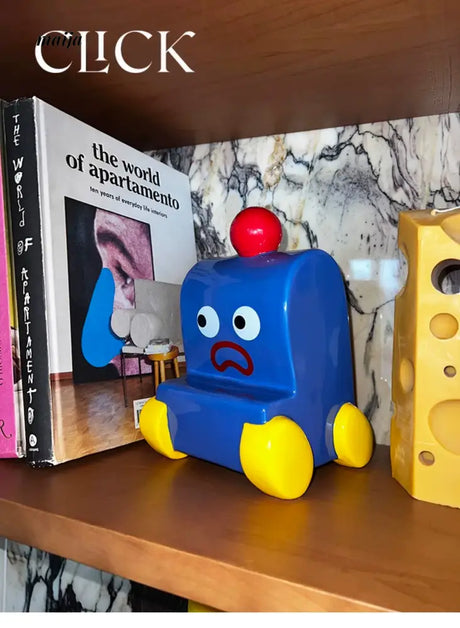 CLICK Big Eye Car Ceramic Tissue Box Original Design from NANCY