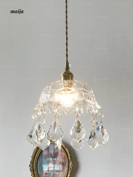 LYNN Retro Brass Ceiling Light from Lynn's Lamp
