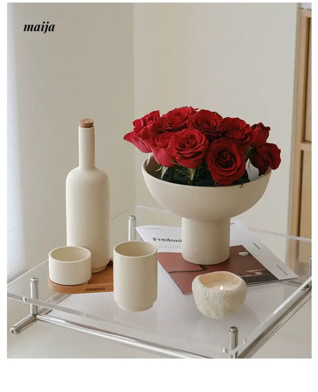 WENSHUO Cream Wine Dispenser Set from WENSHUO