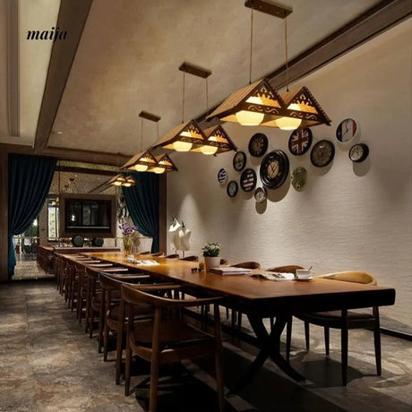 ZHONGSHAN Retro Ceiling Lamp with Bamboo Light from ZHONGSHAN