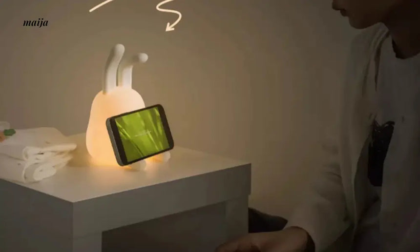 MUID Squeezy Rabbit Folded Ears Night Lamp from maija