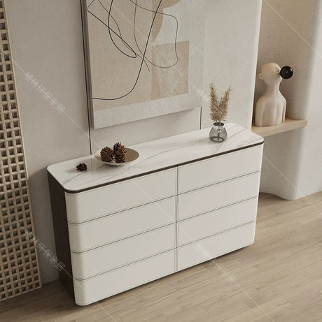 GEPH Henry Cream Eight-Drawer Chest of Drawers from GEPH