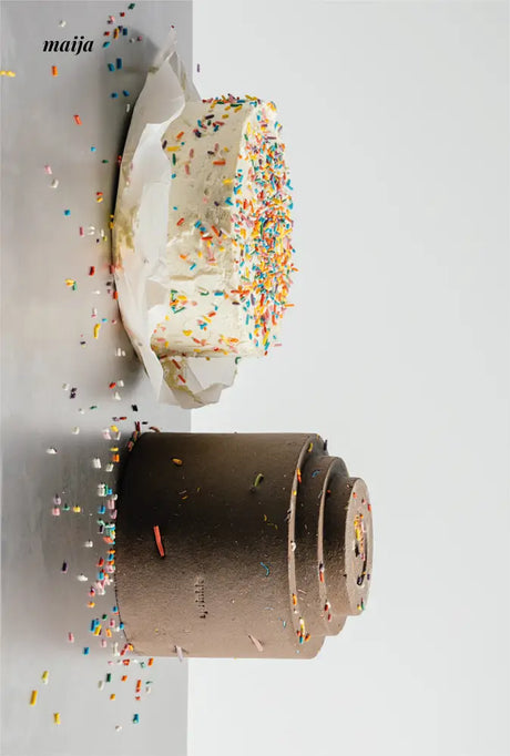 CIIREALS Sprinkle Cake Ceramic Planter from maija