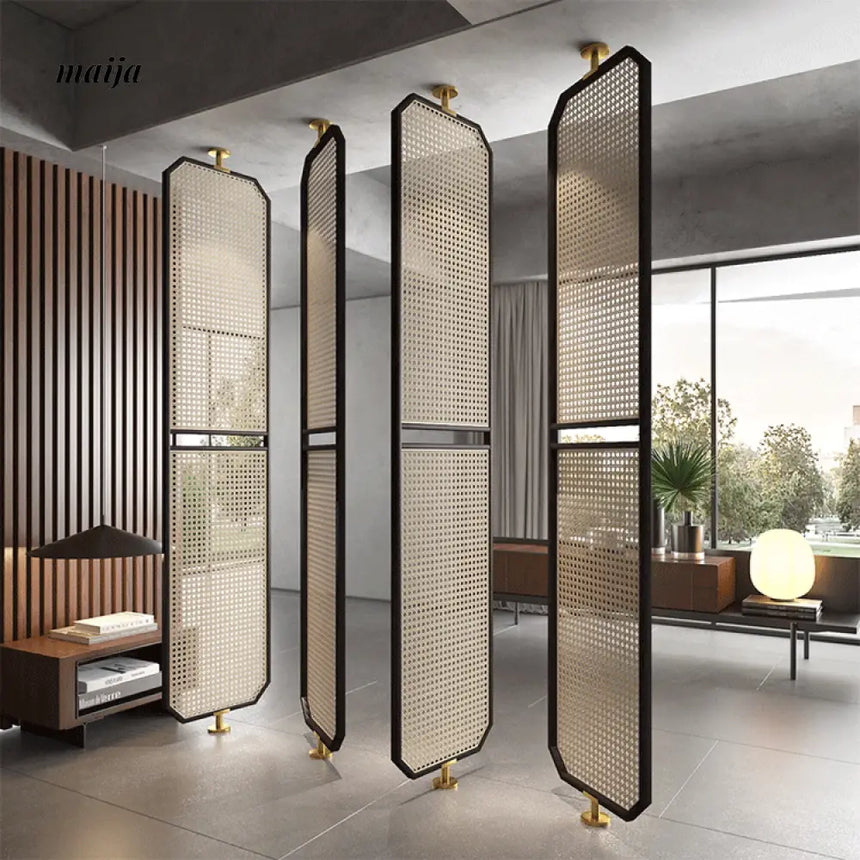 HARUNO Rachel Rattan Partition Wall from HARUNO