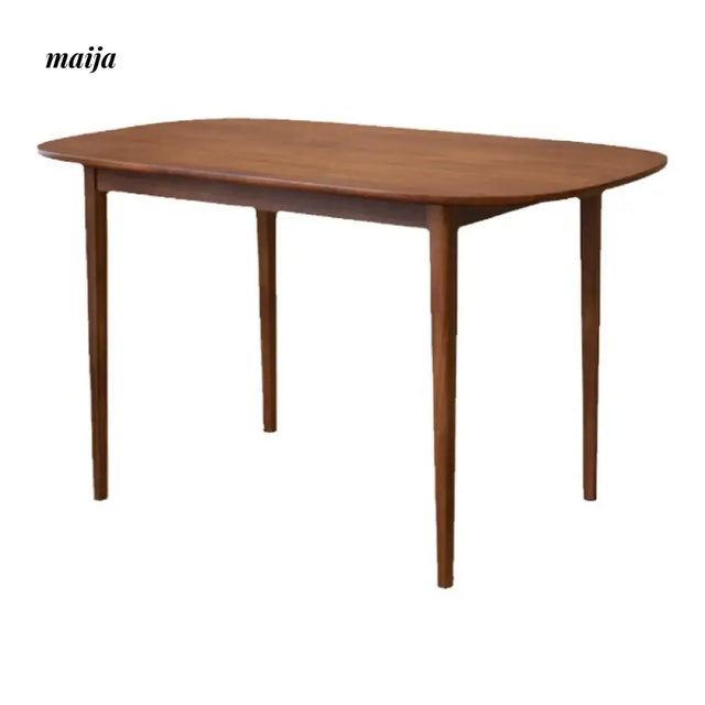 Santana Solid Wood Oval Dining Table from maija