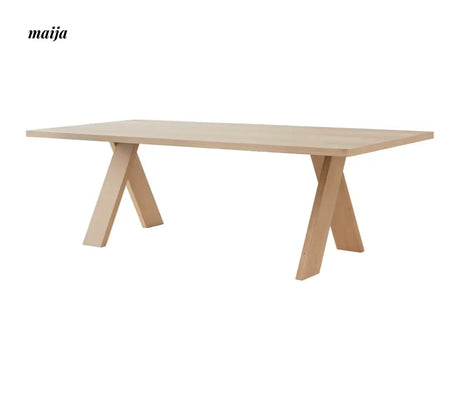 Asiya Solid Wood Dining Table from maija