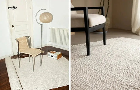 UNDERLAND Cocoon Glue-free Wool Rug from UNDERLAND