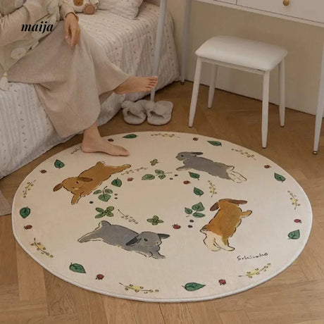 TIPTOE Rabbit Treasure Rug from TIPTOE