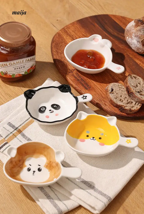 Cute Animal Small Sauce Plate from Kumagai Group