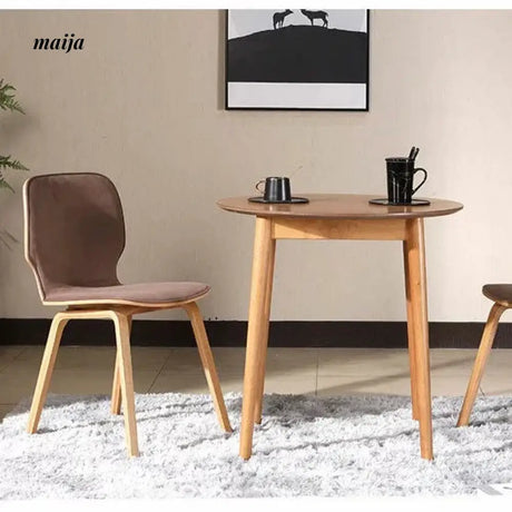 MIKA Comfortable Natural Wood Coffee Highchair from MIKA
