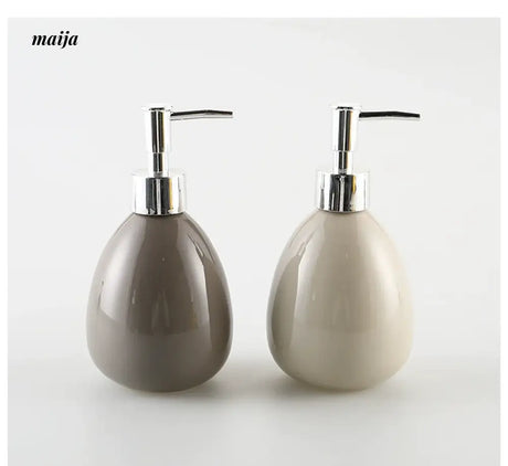 KULE HOME Ceramic Lotion Bottle with Sponge Base from KULE HOME