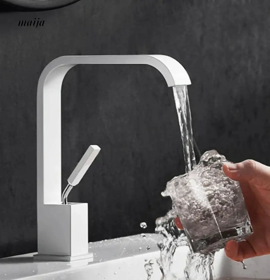 Monochrome European Waterfall Copper Faucet from Kaiyashi
