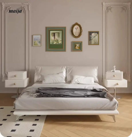 Jennings Rotating Bedside Table from Mufanli