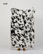 MISTYWOOD Velvet Black and White Blanket from maija