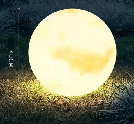 GVG Solar-Powered Waterproof Moon Garden Lamp from Kaiyashi