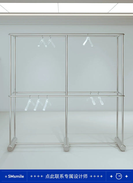 SM Charlotte Double-Layer Clothing Hanger Stand from SM