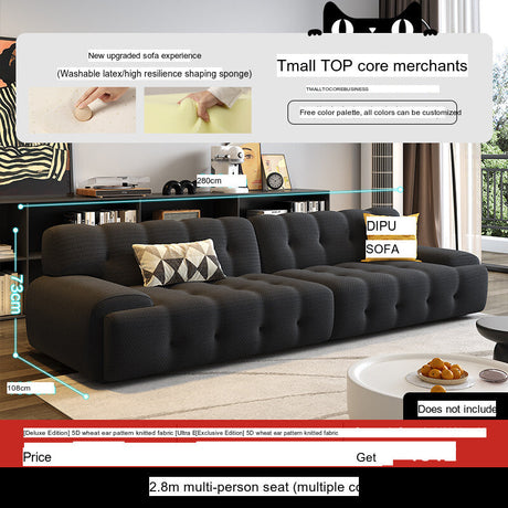 DIPU Leona Warm Cream Sponge Sofa from DIPU