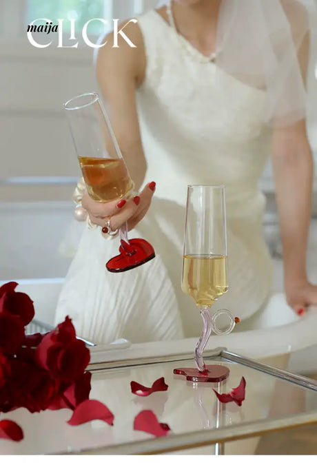 CLICK Cupid Champagne Goblet for Weddings or Gifts from CLICK