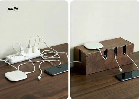 KIMACHI Wooden Cable Management Box from KIMACHI