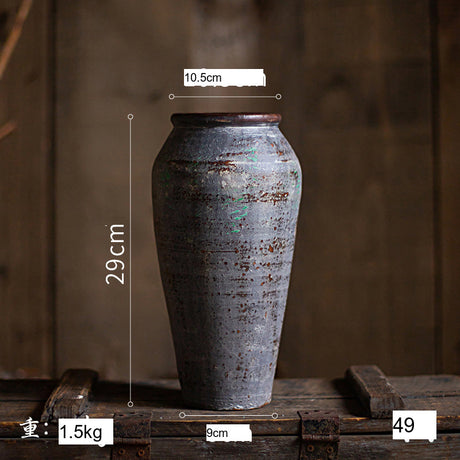 JUHAN Isolde Rustic Floral Arrangement Pottery Vase from JUHAN