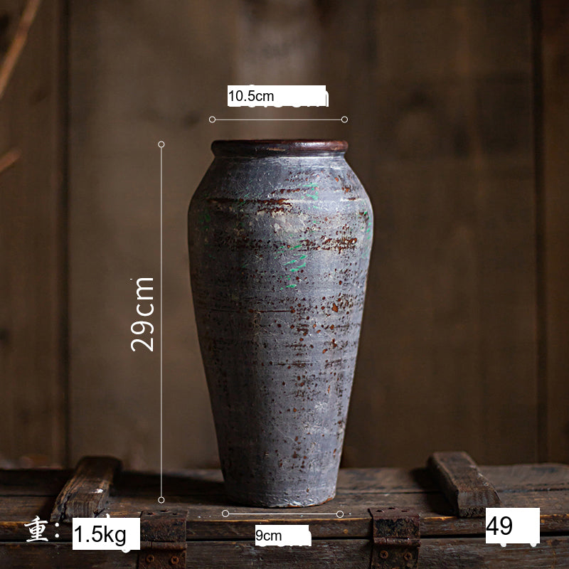 JUHAN Isolde Rustic Floral Arrangement Pottery Vase from JUHAN