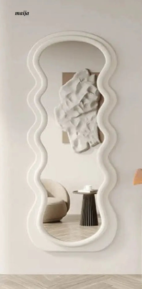 Wide Frame Wavy Mirror from Yueyang