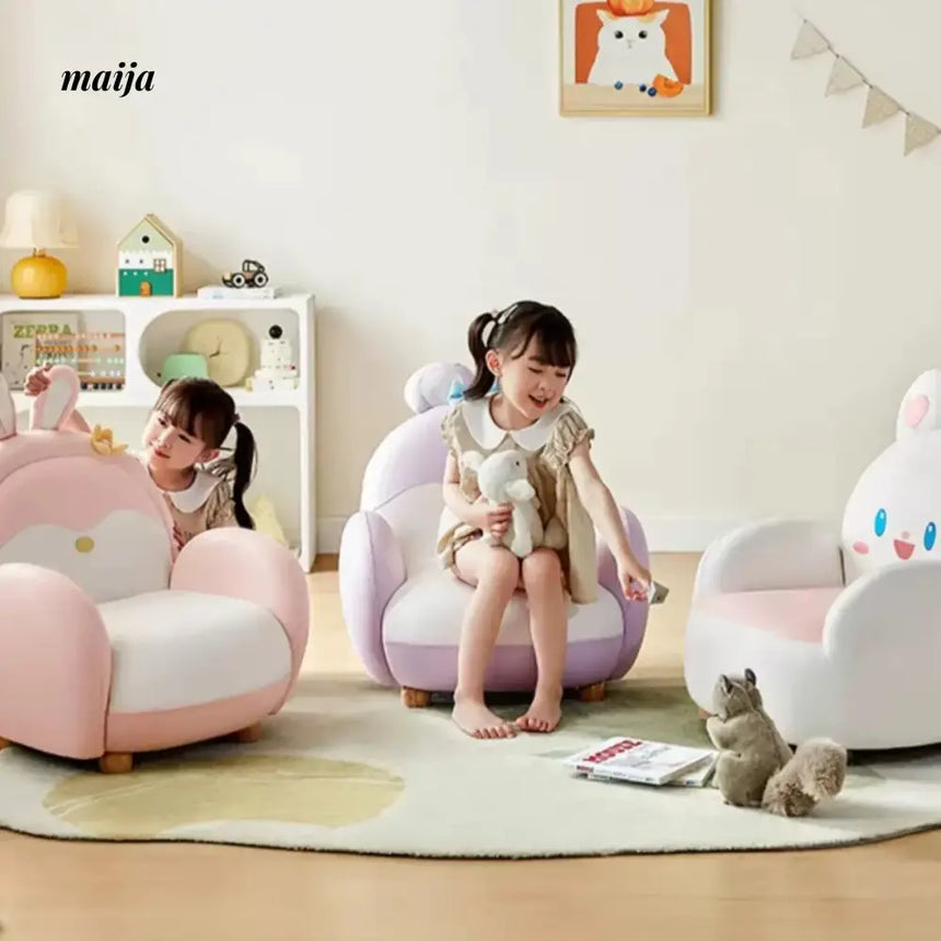 LINSYKIDS Cartoon Children's Reading Sofa from LINSY KIDS