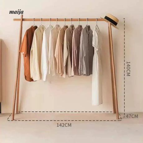 Anderson Cherry Wood Clothing Rack from maija