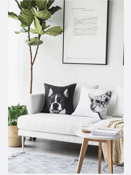 MISTYWOOD Cute Cat Pillow for Bed or Sofa from MISTYWOOD