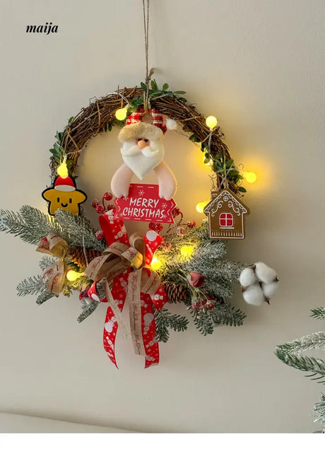 MELONGIRL Christmas Wreath Door Hanging from MELONGIRL