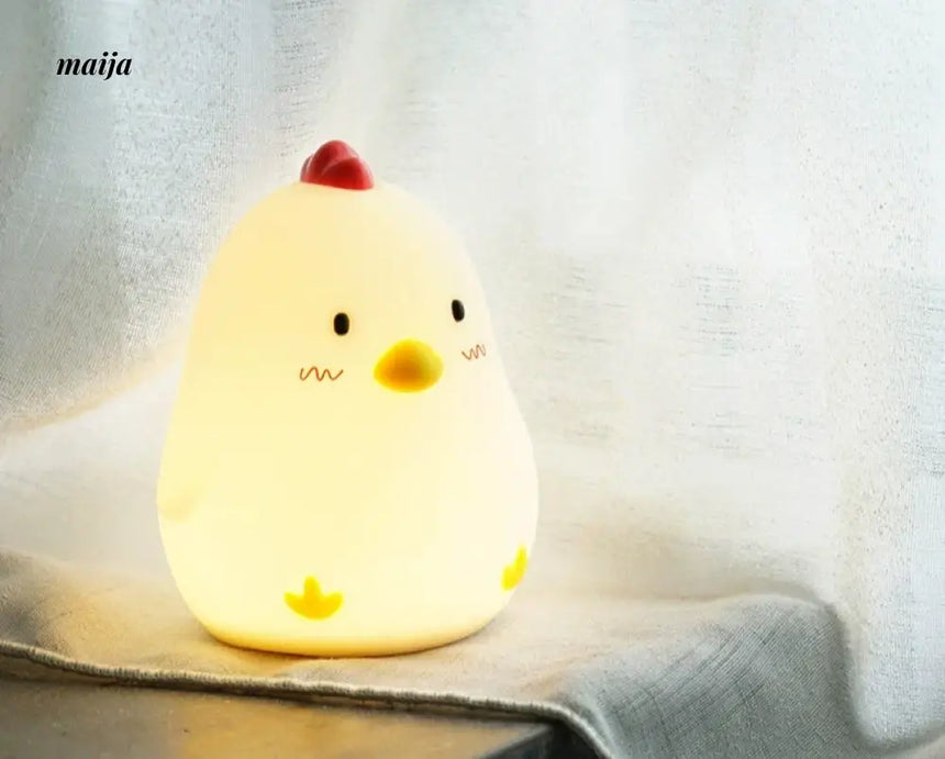 MUID Squeezy Baby Chicken Night Lamp from maija