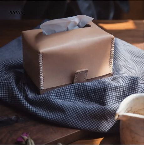 MUMO Chloe Solid Wood Tissue Box from MUMO