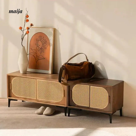Claudia Sliding Door Shoe Cabinet from maija