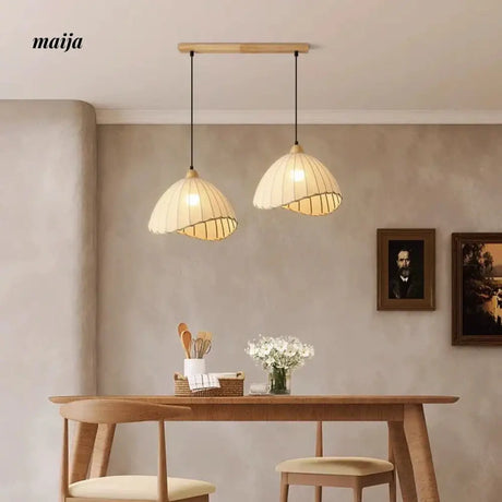 ZHONGSHAN Wabi-Sabi Linen Chandelier for Tea Room from ZHONGSHAN