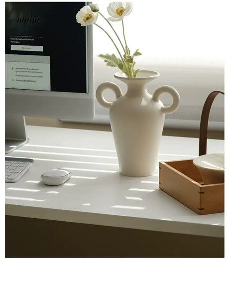 WENSHUO Cream Retro Ceramic Decorations from WENSHUO