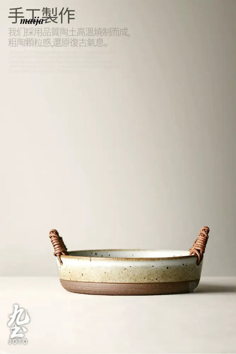 JOTO Retro Japanese Style Ceramic Fish Dish Tableware from JOTO